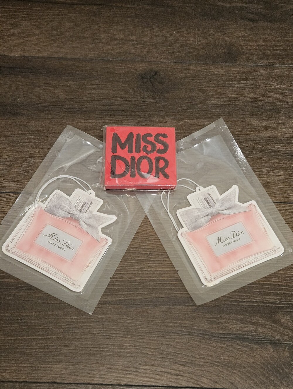 New Miss Dior GWP Notepad + 2 Hanging Cardstock Air Fresheners Sealed
